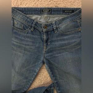 Classic Y2K Guess Medium Wash Stretchy “Brittney Boot” Bootcut Women's Jeans 29